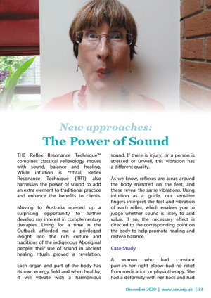 New Approaches: The Power of Sound